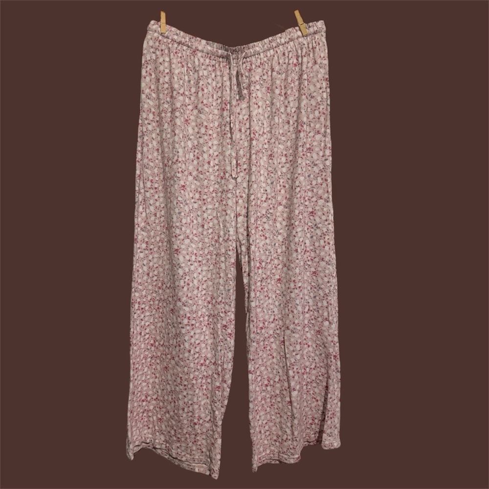 Floral Wide-Leg Pants